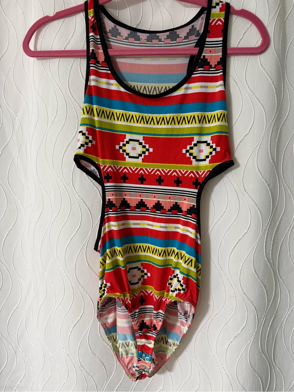 Multicolor Tribal One-Piece Swimsuit